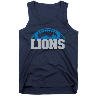 Cool Lions Sports Football With City Tank Top