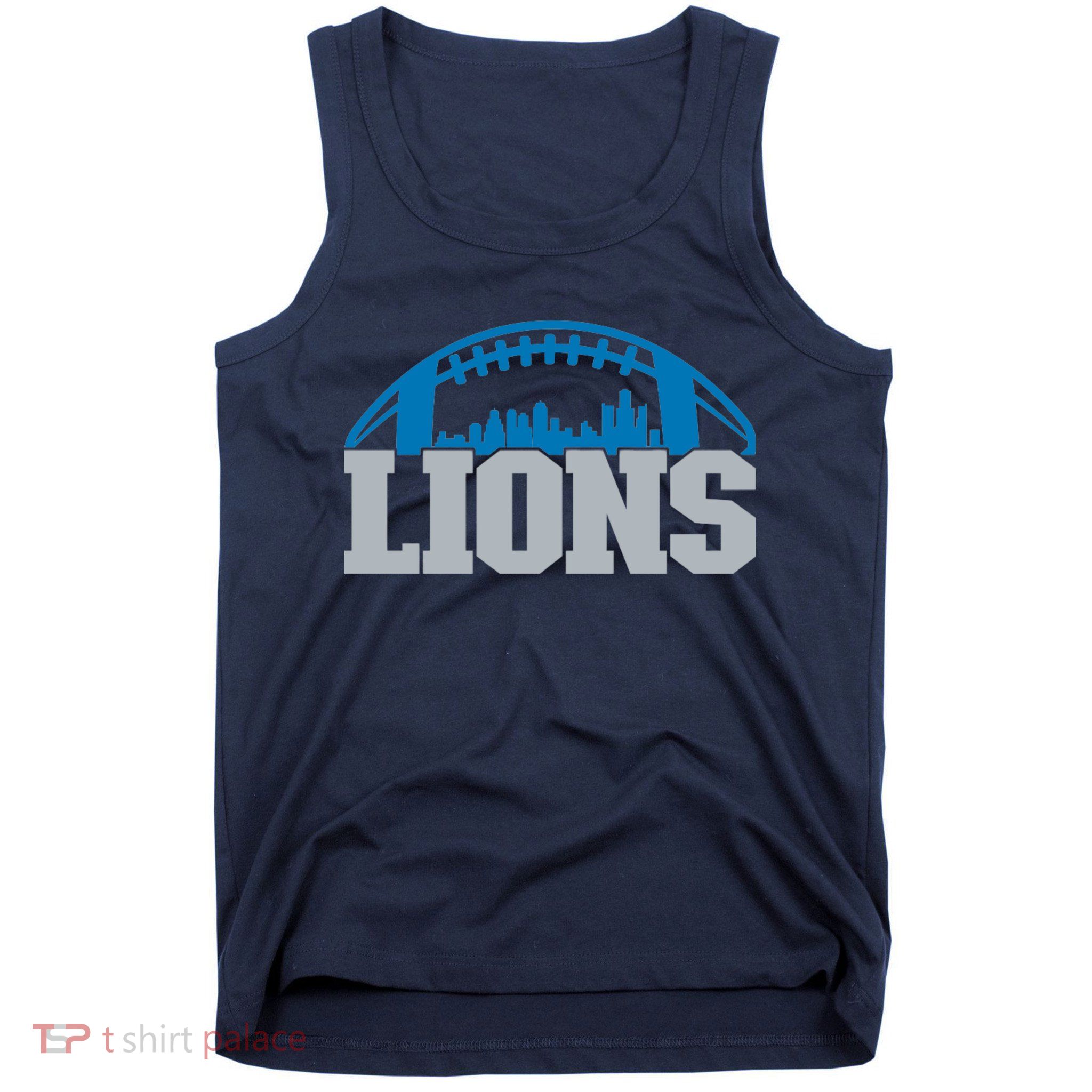 Cool Lions Sports Football With City Tank Top