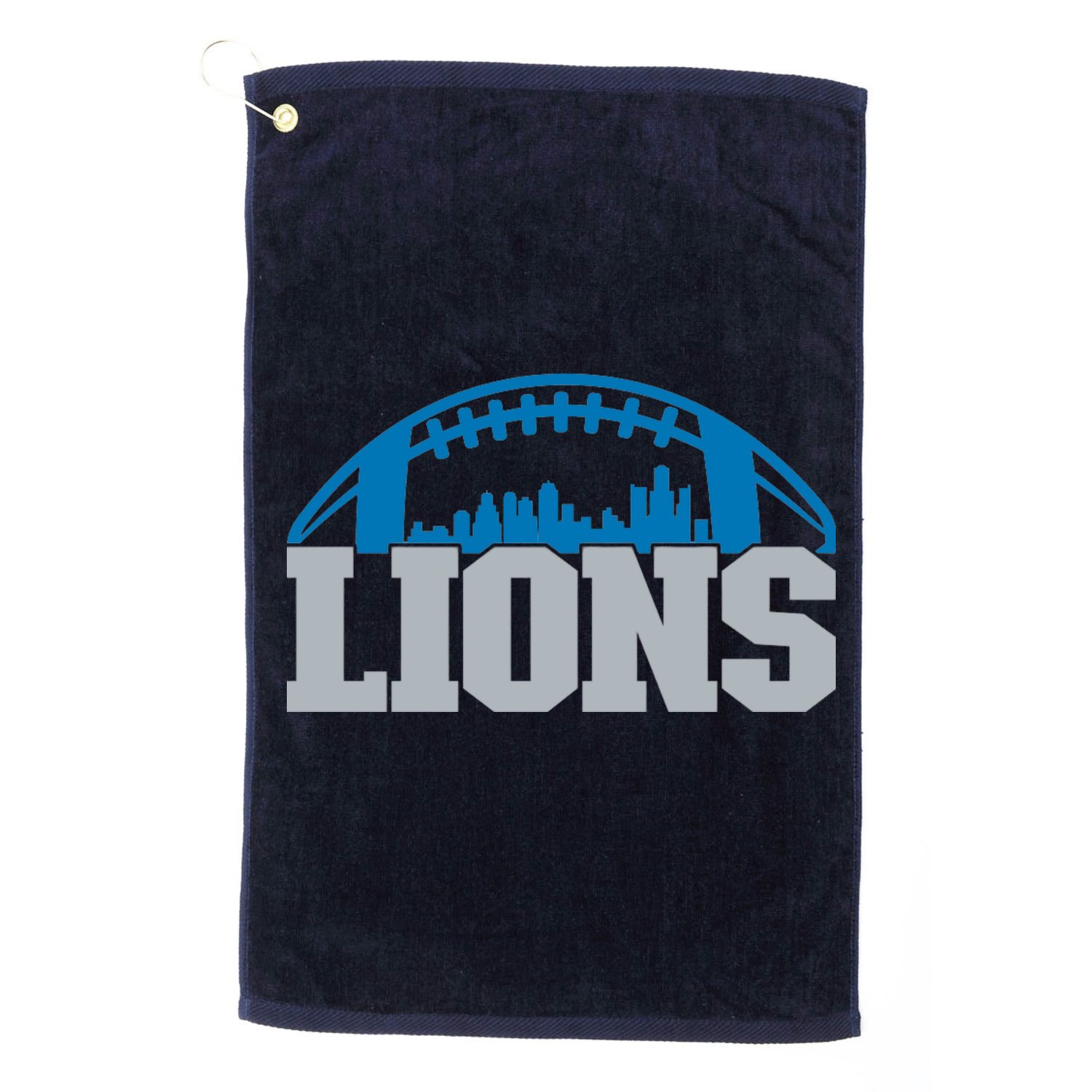 Cool Lions Sports Football With City Golf Towel