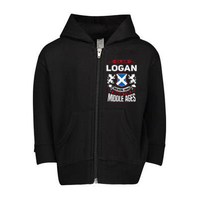 Clan Logan Scottish Surname Family Reunion Scotland Toddler Zip Fleece Hoodie