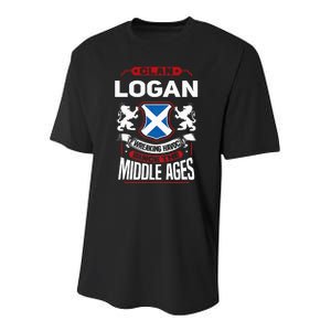 Clan Logan Scottish Surname Family Reunion Scotland Youth Performance Sprint T-Shirt