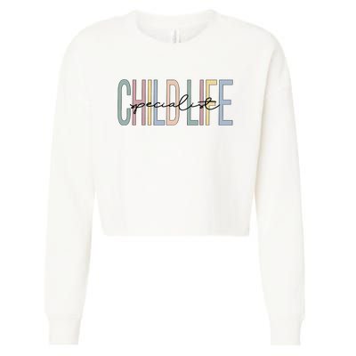 Child Life Specialist Boho Cropped Pullover Crew