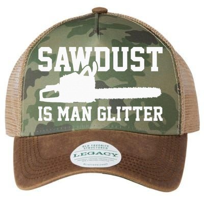 Chainsaw Lumberjack Sawdust Is Man Legacy Tie Dye Trucker Hat