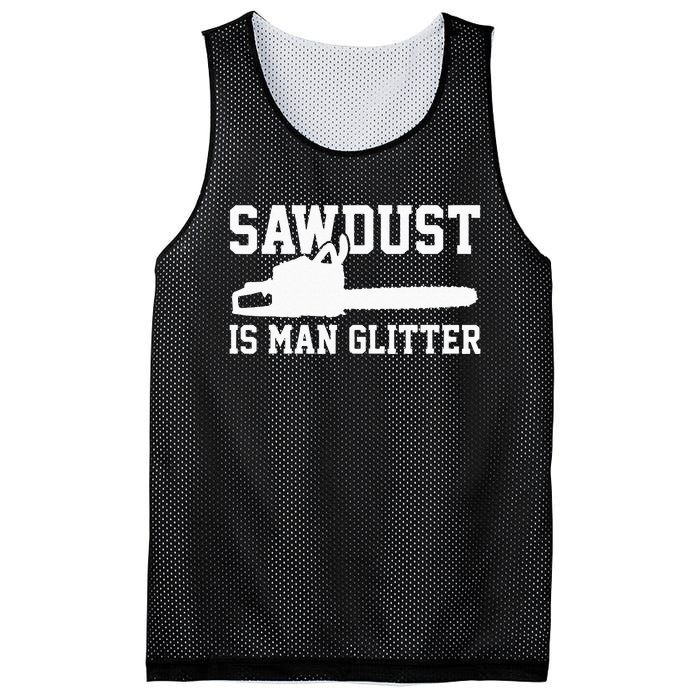 Chainsaw Lumberjack Sawdust Is Man Mesh Reversible Basketball Jersey Tank