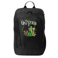 Cute Love State Of Arizona Blooming Cactus Flowers City Backpack