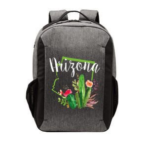 Cute Love State Of Arizona Blooming Cactus Flowers Vector Backpack