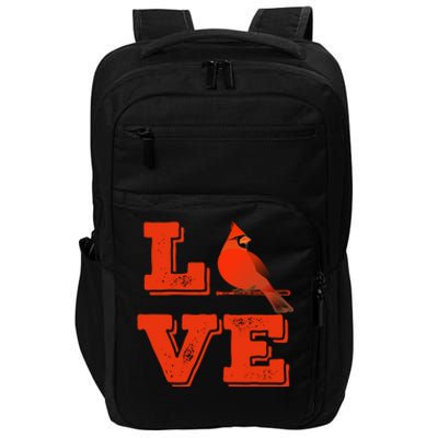 Classic Love St Louis Missouri Baseball Fan Retro Gift Impact Tech Backpack