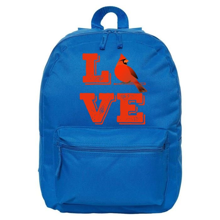 Classic Love St Louis Missouri Baseball Fan Retro Gift 16 in Basic Backpack