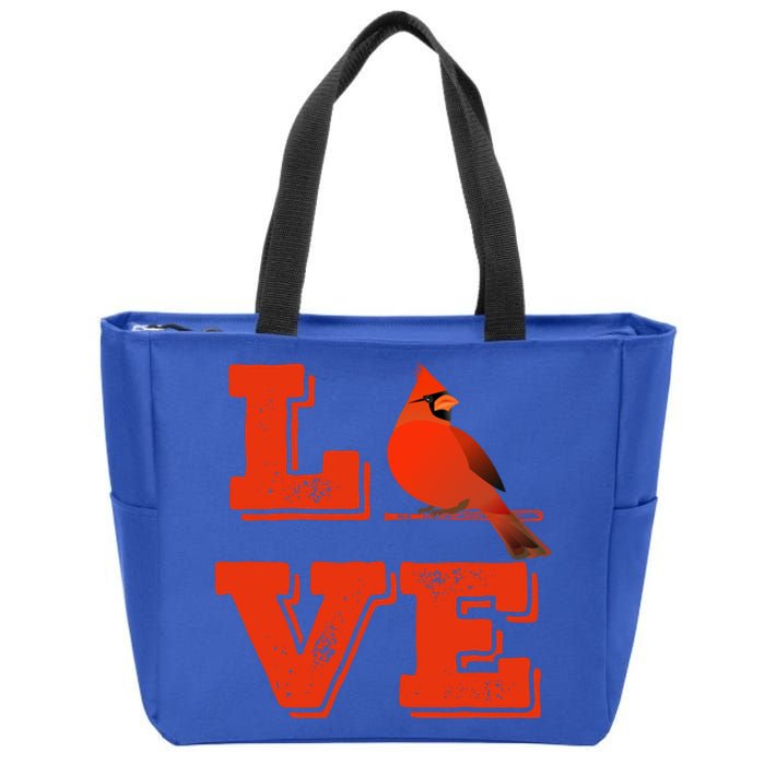 Classic Love St Louis Missouri Baseball Fan Retro Gift Zip Tote Bag