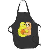 Cute Lazy Sloth Animal Avocado Lover Hugging Apron
