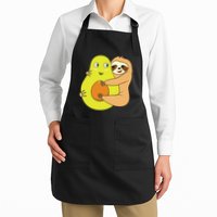 Cute Lazy Sloth Animal Avocado Lover Hugging Apron