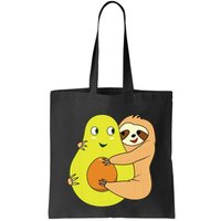 Cute Lazy Sloth Animal Avocado Lover Hugging Bag
