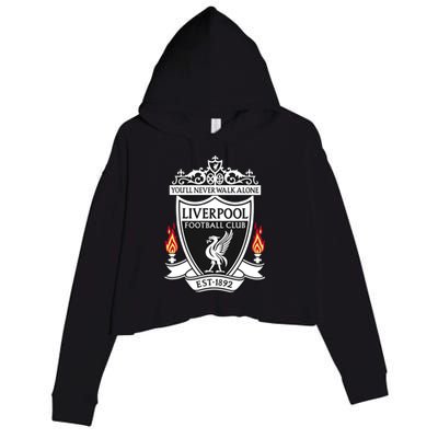 Cool Liverpool Soccer Name Team Club Jersey Crop Fleece Hoodie