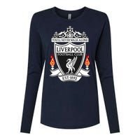 Cool Liverpool Soccer Name Team Club Jersey Womens Cotton Relaxed Long Sleeve T-Shirt