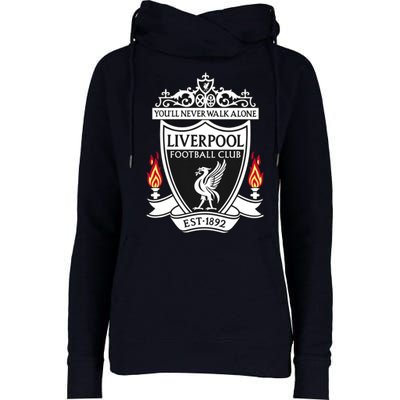 Cool Liverpool Soccer Name Team Club Jersey Womens Funnel Neck Pullover Hood