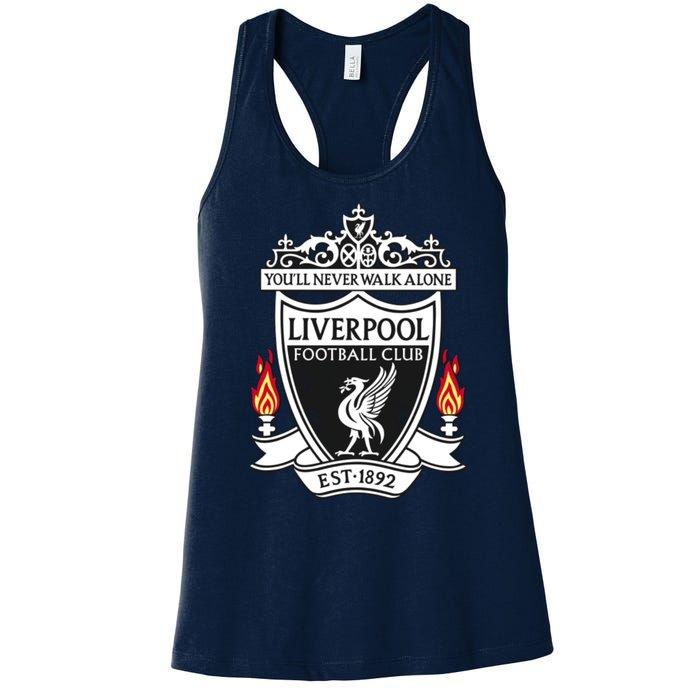 Cool Liverpool Soccer Name Team Club Jersey Women's Racerback Tank