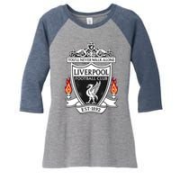 Cool Liverpool Soccer Name Team Club Jersey Women's Tri-Blend 3/4-Sleeve Raglan Shirt