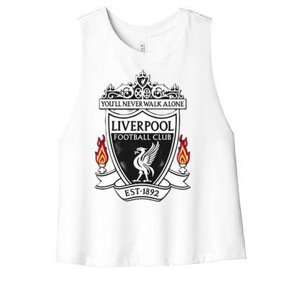 Cool Liverpool Soccer Name Team Club Jersey Women's Racerback Cropped Tank