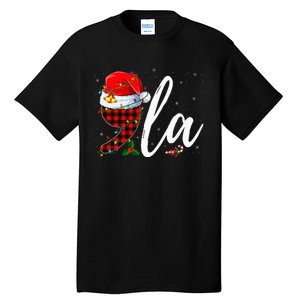 Comma La Santa Hat Kamala Harris 2024 Voting Christmas 2024 Tall T-Shirt