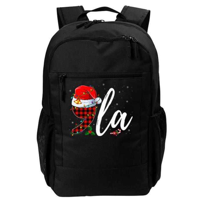 Comma La Santa Hat Kamala Harris 2024 Voting Christmas 2024 Daily Commute Backpack