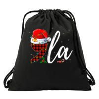 Comma La Santa Hat Kamala Harris 2024 Voting Christmas 2024 Drawstring Bag