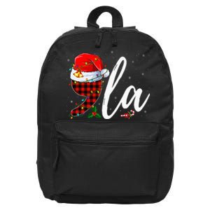 Comma La Santa Hat Kamala Harris 2024 Voting Christmas 2024 16 in Basic Backpack