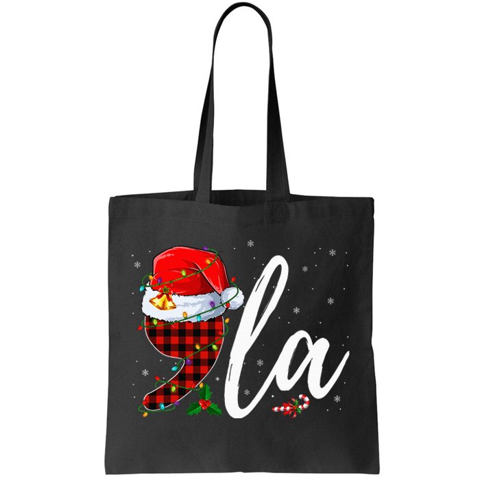 Comma La Santa Hat Kamala Harris 2024 Voting Christmas 2024 Tote Bag