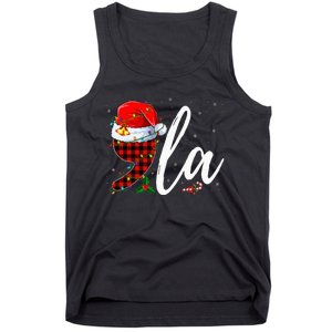 Comma La Santa Hat Kamala Harris 2024 Voting Christmas 2024 Tank Top