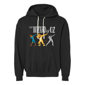 Cowardly Lion Scarecrow Tin Man The W.I.Z.A.R.D Of Oz Garment-Dyed Fleece Hoodie