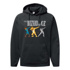 Cowardly Lion Scarecrow Tin Man The W.I.Z.A.R.D Of Oz Performance Fleece Hoodie