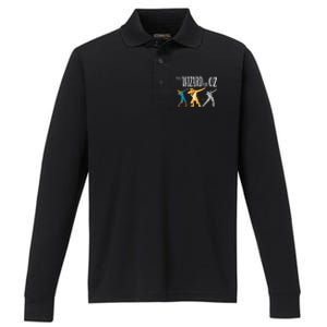 Cowardly Lion Scarecrow Tin Man The W.I.Z.A.R.D Of Oz Performance Long Sleeve Polo