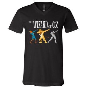 Cowardly Lion Scarecrow Tin Man The W.I.Z.A.R.D Of Oz V-Neck T-Shirt