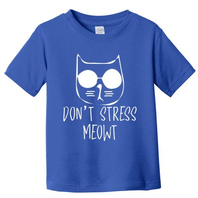 Cat Lover Store Gift Don´t Stress Meowt Cat Gift Toddler T-Shirt