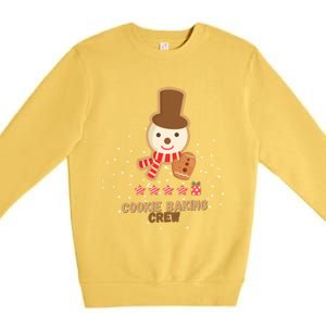 Cute Little Snow Cookie Baking Crew Funny Gift Premium Crewneck Sweatshirt