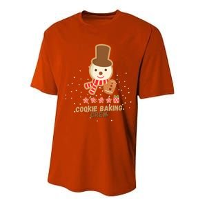 Cute Little Snow Cookie Baking Crew Funny Gift Performance Sprint T-Shirt