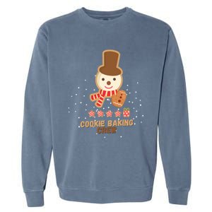 Cute Little Snow Cookie Baking Crew Funny Gift Garment-Dyed Sweatshirt