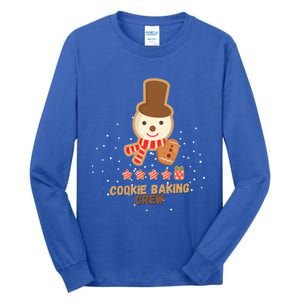 Cute Little Snow Cookie Baking Crew Funny Gift Tall Long Sleeve T-Shirt