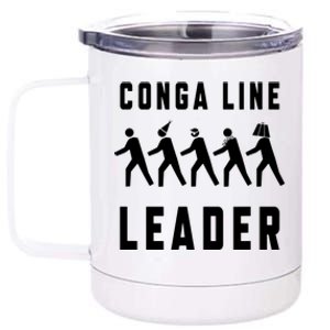 Conga Line Starts Here 12 oz Stainless Steel Tumbler Cup