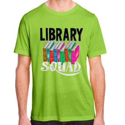 Cool Library Squad Funny Librarian Book Reader Team Gift Adult ChromaSoft Performance T-Shirt