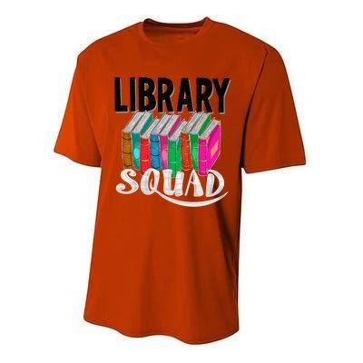 Cool Library Squad Funny Librarian Book Reader Team Gift Performance Sprint T-Shirt