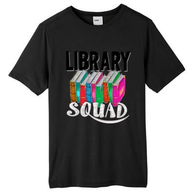 Cool Library Squad Funny Librarian Book Reader Team Gift Tall Fusion ChromaSoft Performance T-Shirt