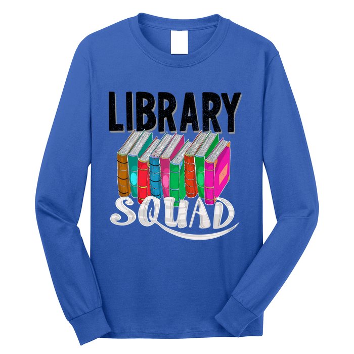 Cool Library Squad Funny Librarian Book Reader Team Gift Long Sleeve Shirt