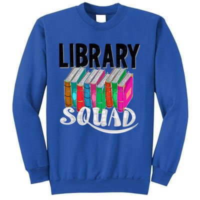 Cool Library Squad Funny Librarian Book Reader Team Gift Sweatshirt