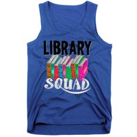 Cool Library Squad Funny Librarian Book Reader Team Gift Tank Top