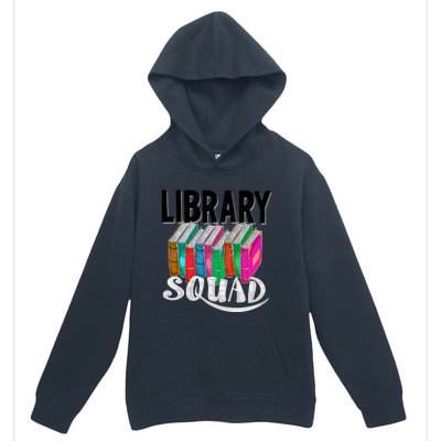 Cool Library Squad Funny Librarian Book Reader Team Gift Urban Pullover Hoodie