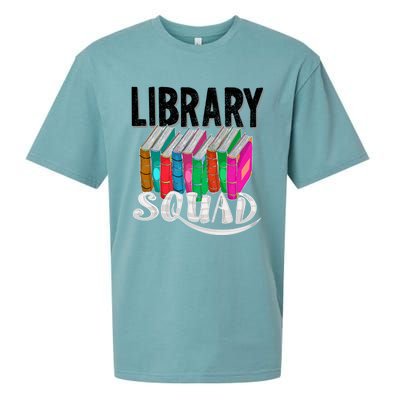 Cool Library Squad Funny Librarian Book Reader Team Gift Sueded Cloud Jersey T-Shirt