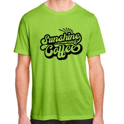 Coffee Lover Summer Vibes Vacay Mode Sunshine And Coffee Gift Adult ChromaSoft Performance T-Shirt