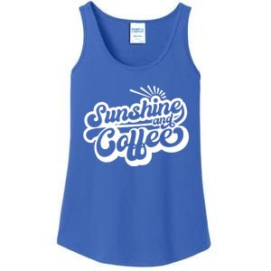 Coffee Lover Summer Vibes Vacay Mode Sunshine And Coffee Gift Ladies Essential Tank