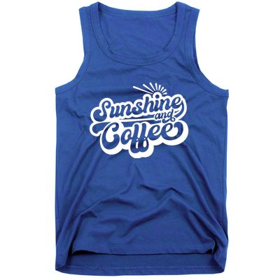 Coffee Lover Summer Vibes Vacay Mode Sunshine And Coffee Gift Tank Top