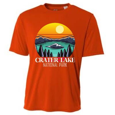 Crater Lake Souvenir National Park Hiking Nature Cooling Performance Crew T-Shirt